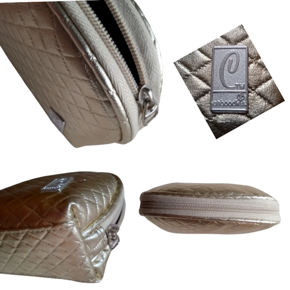 CABOODLES Gold Cosmetics Bag - Picture 2 of 2